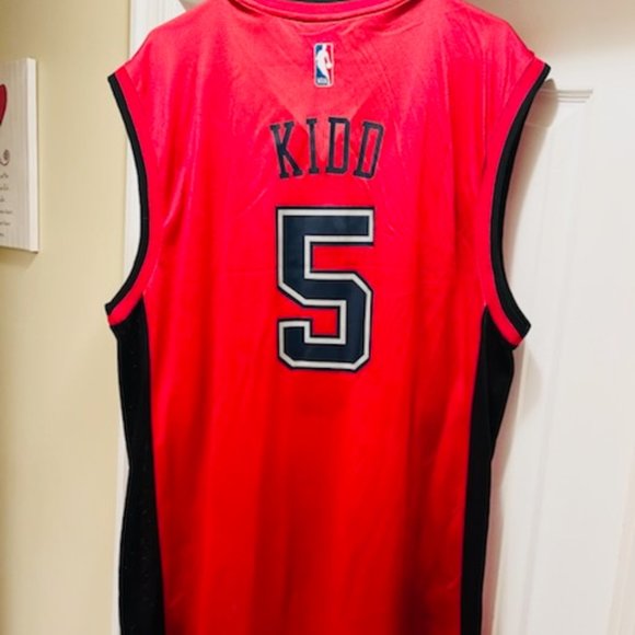 New Jersey Nets Jason Kidd Basketball Jersey Men's XL # 5 Reebok - Picture 4 of 5